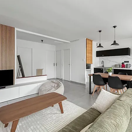 T3 Cosy Proche De La Et Parking Prive Сен-Назер